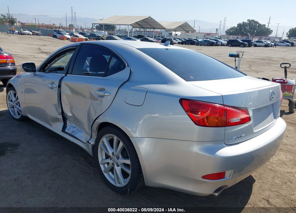 2007 LEXUS IS 250 VIN: JTHBK262775029837