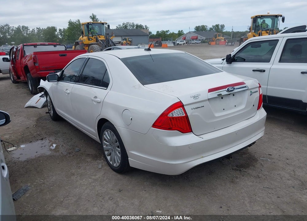 2012 FORD FUSION HYBRID VIN: 3FADP0L39CR288548