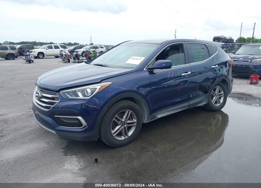 2017 HYUNDAI SANTA FE SPORT VIN: 5XYZT3LBXHG482950