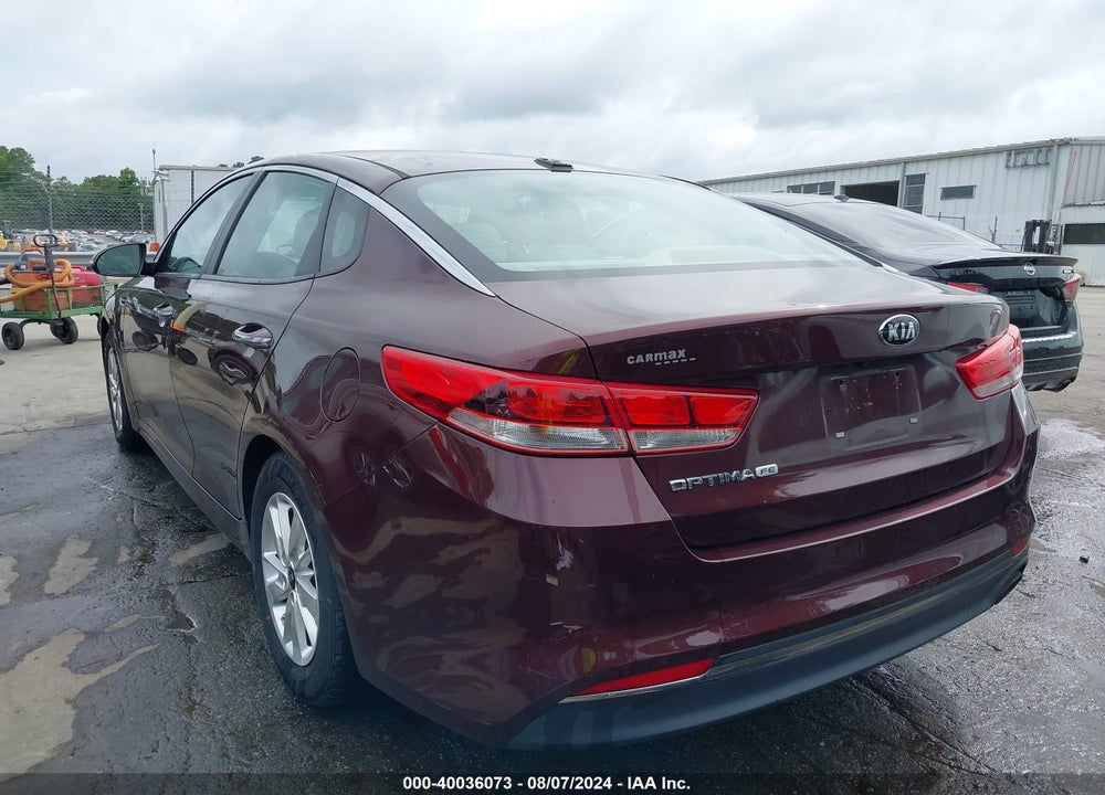 2016 KIA OPTIMA VIN: 5XXGT4L31GG102807