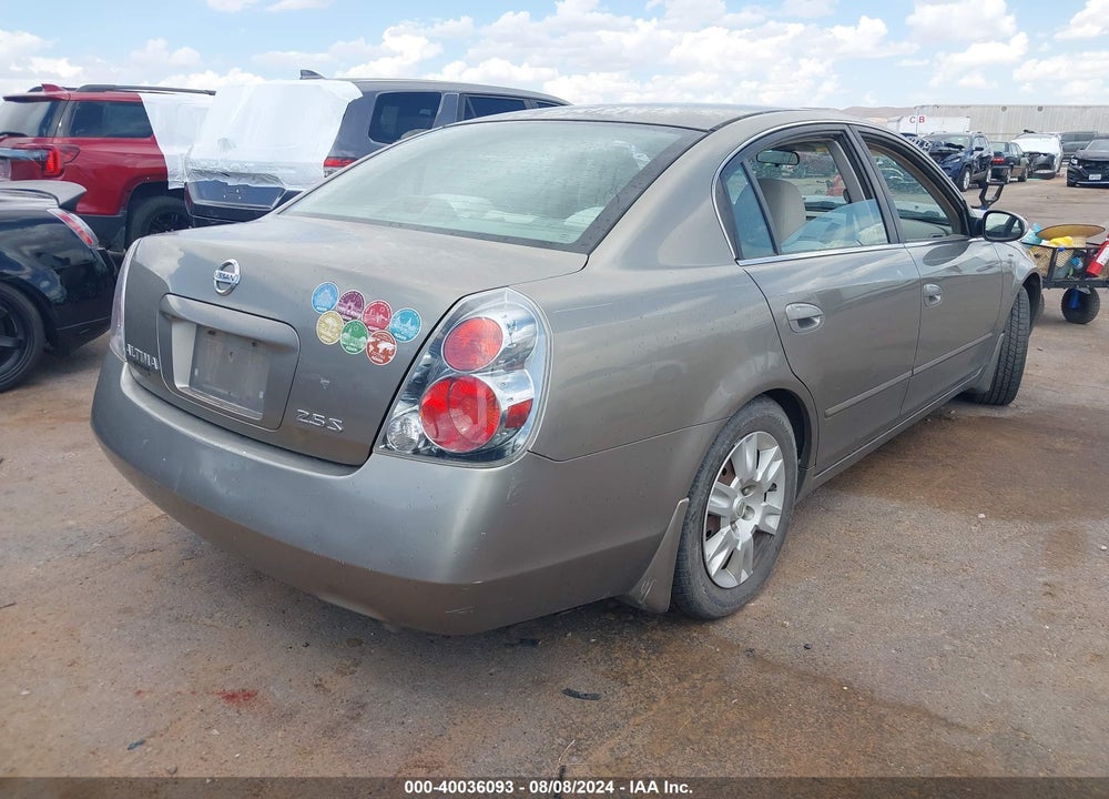 2006 NISSAN ALTIMA 2.5 S VIN: 1N4AL11D86N334667