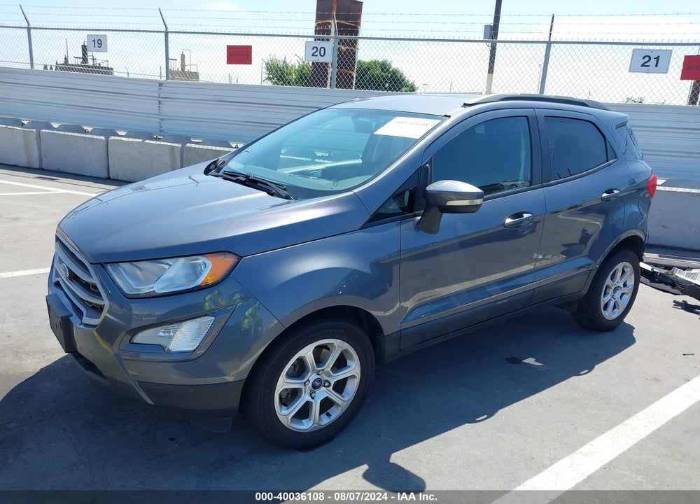 2018 FORD ECOSPORT SE VIN: MAJ3P1TE2JC190993
