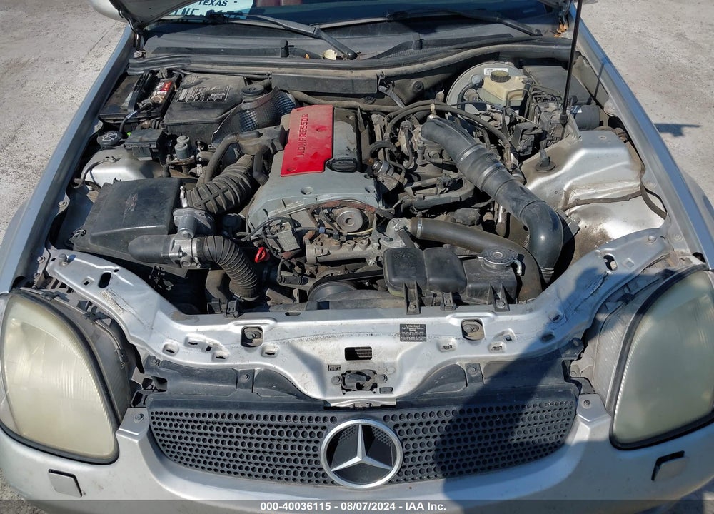 1999 MERCEDES-BENZ SLK 230 KOMPRESSOR VIN: WDBKK47F6XF109895