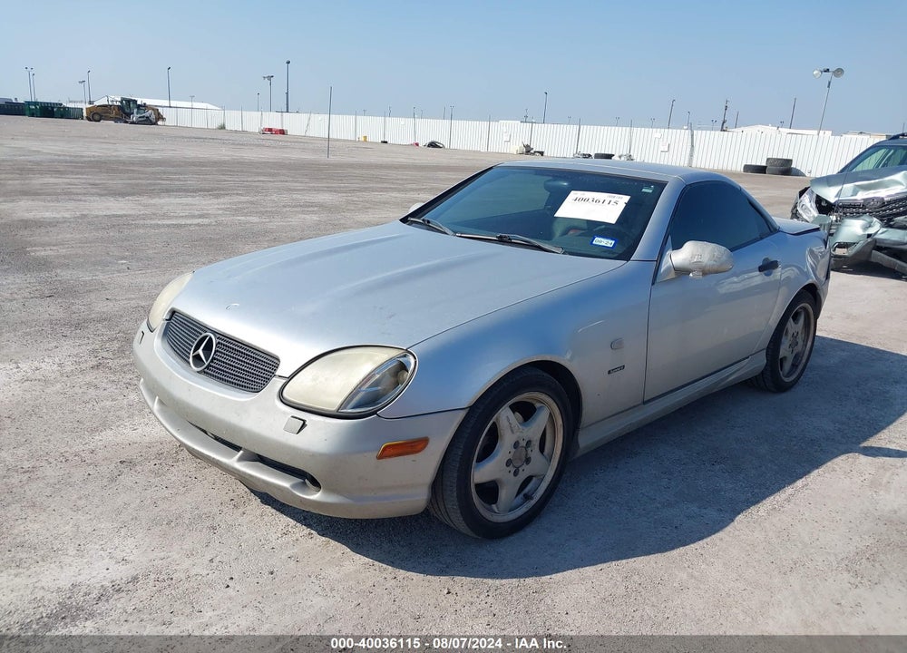 1999 MERCEDES-BENZ SLK 230 KOMPRESSOR VIN: WDBKK47F6XF109895