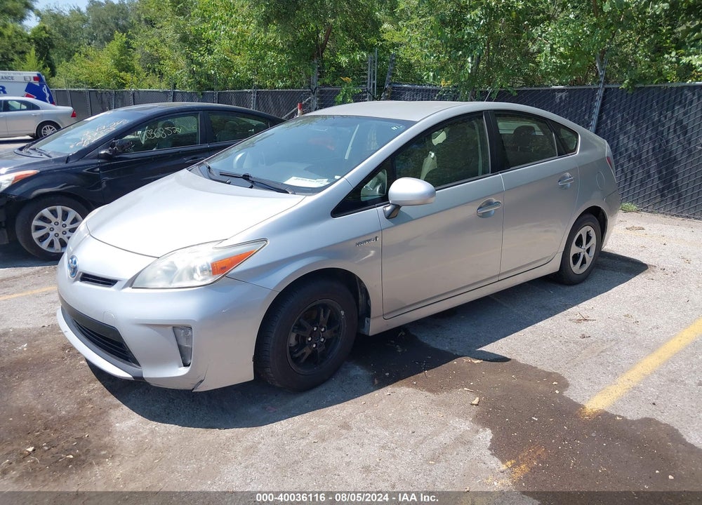 2012 TOYOTA PRIUS TWO VIN: JTDKN3DU6C1555672