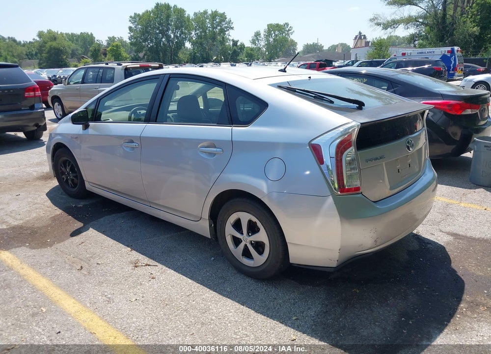 2012 TOYOTA PRIUS TWO VIN: JTDKN3DU6C1555672