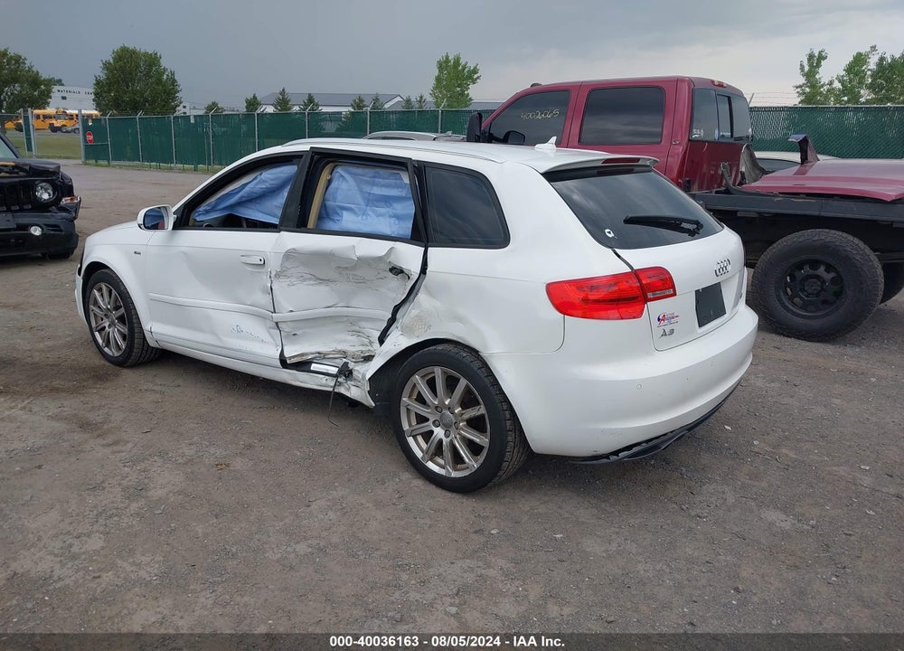 2012 AUDI A3 2.0 TDI PREMIUM VIN: WAUKJAFM8CA076874