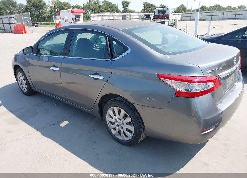 2015 NISSAN SENTRA S VIN: 3N1AB7AP7FY281346