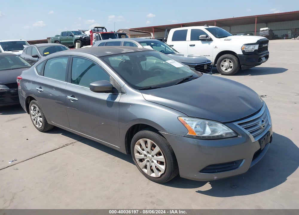 2015 NISSAN SENTRA S VIN: 3N1AB7AP7FY281346