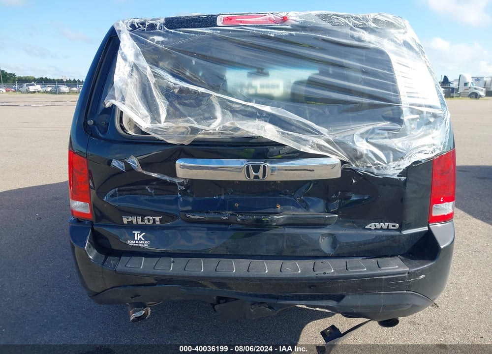 2012 HONDA PILOT EX-L VIN: 5FNYF4H5XCB023011