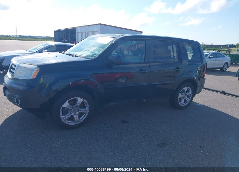 2012 HONDA PILOT EX-L VIN: 5FNYF4H5XCB023011