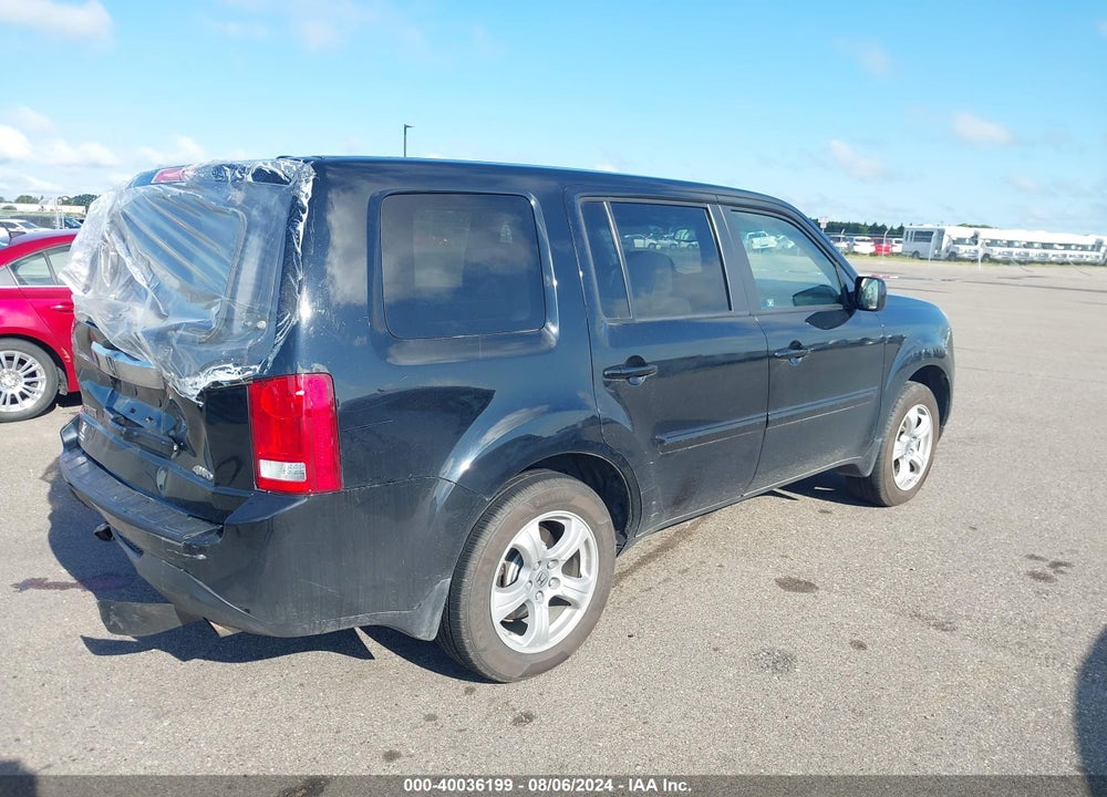 2012 HONDA PILOT EX-L VIN: 5FNYF4H5XCB023011