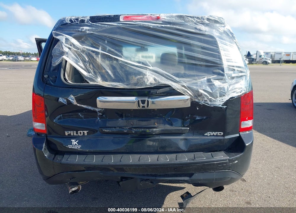 2012 HONDA PILOT EX-L VIN: 5FNYF4H5XCB023011