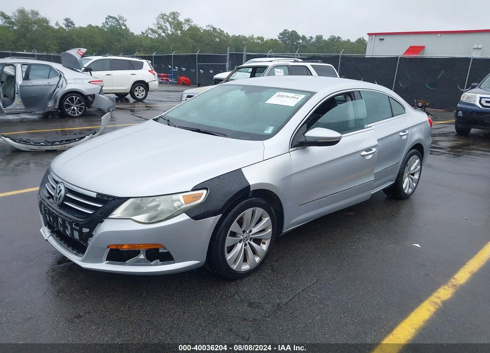 2012 VOLKSWAGEN CC SPORT VIN: WVWMN7AN3CE505107