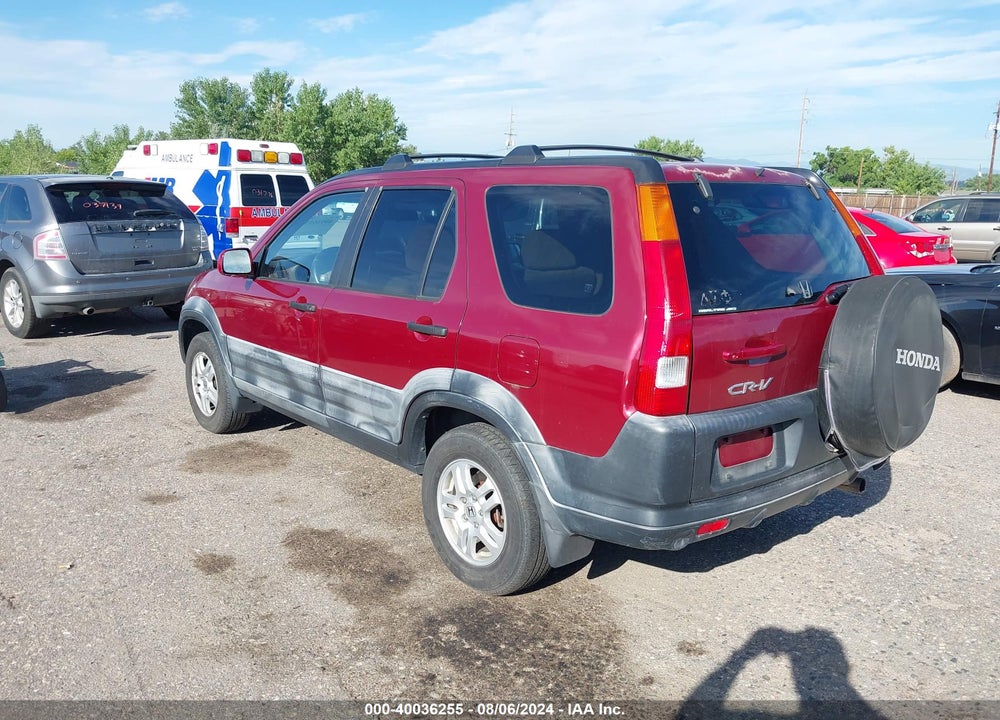 2003 HONDA CR-V EX VIN: JHLRD78803C047503