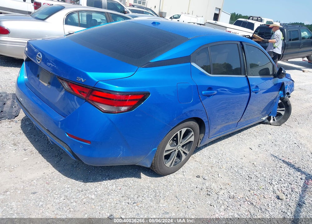 2021 NISSAN SENTRA SV XTRONIC CVT VIN: 3N1AB8CV7MY278011