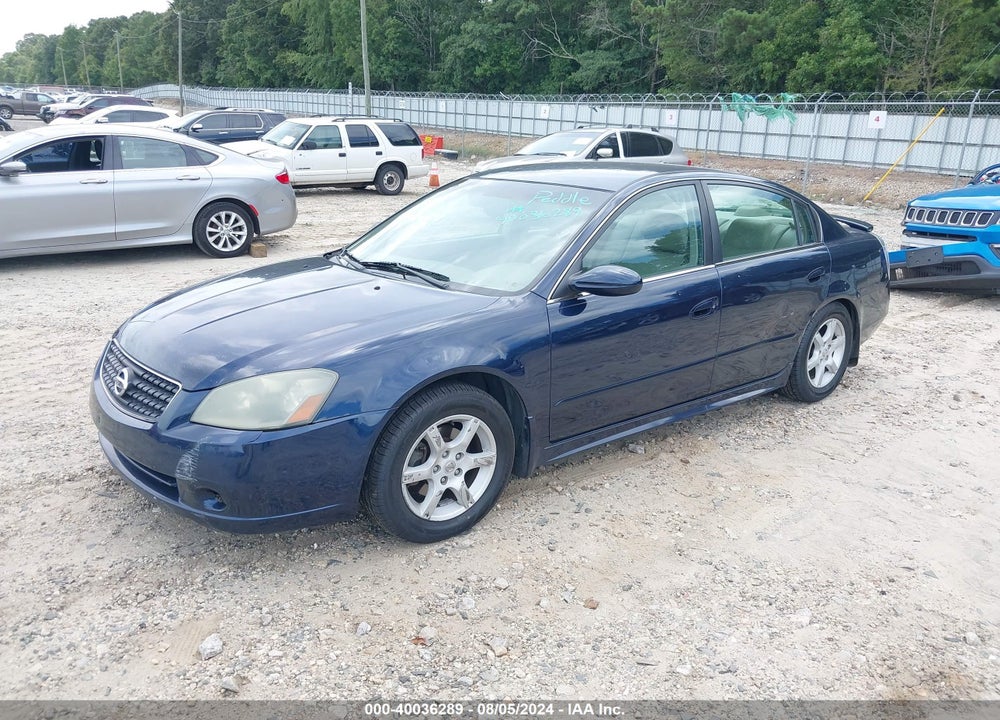 2006 NISSAN ALTIMA 2.5 S VIN: 1N4AL11D86N333308
