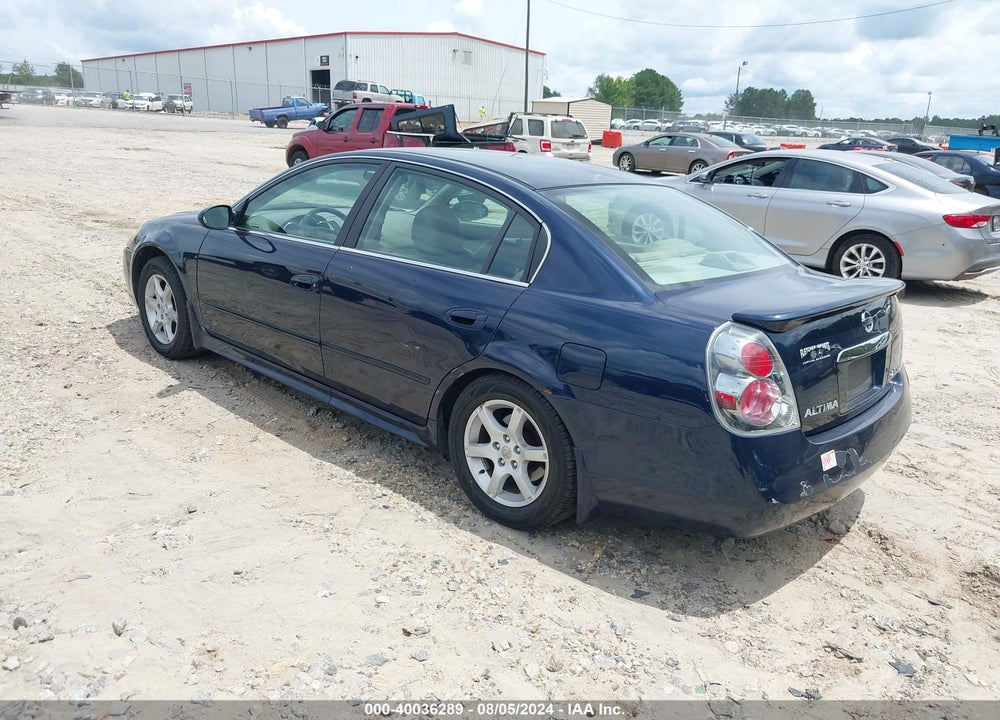 2006 NISSAN ALTIMA 2.5 S VIN: 1N4AL11D86N333308