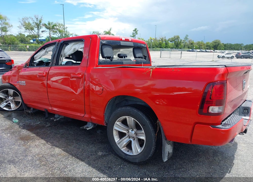 2016 RAM 1500 SPORT VIN: 1C6RR7MTXGS129122