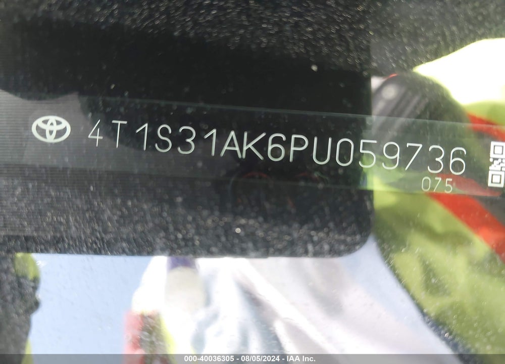 2023 TOYOTA CAMRY SE HYBRID VIN: 4T1S31AK6PU059736