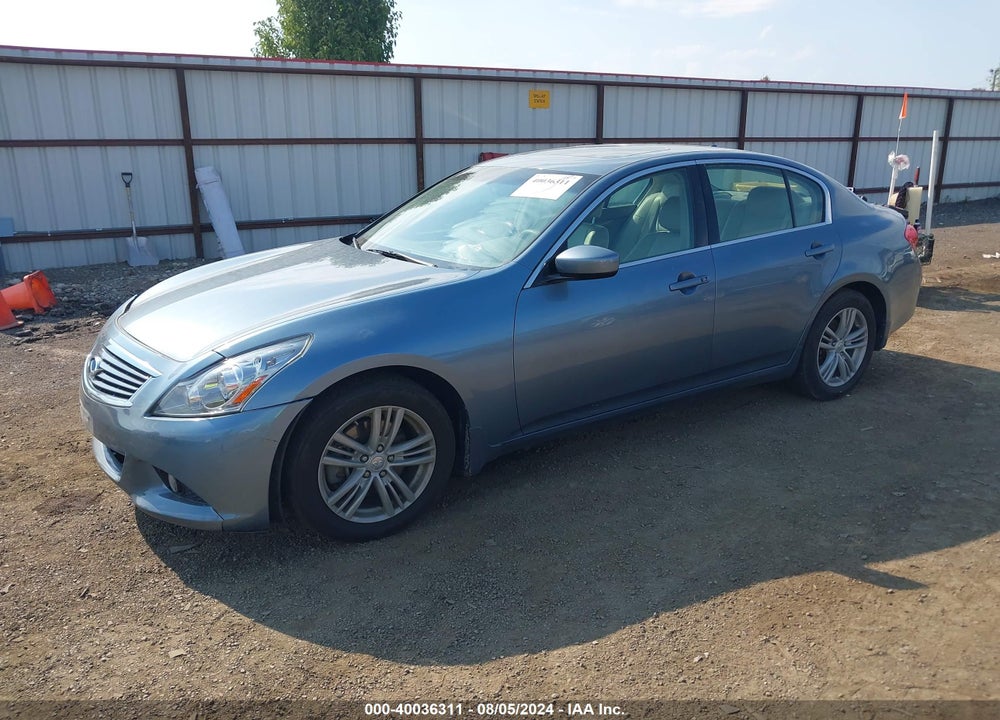 2010 INFINITI G37X VIN: JN1CV6AR3AM455016