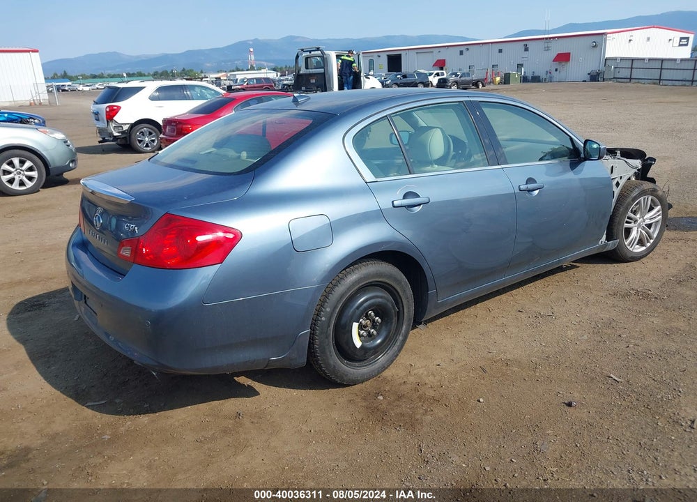 2010 INFINITI G37X VIN: JN1CV6AR3AM455016