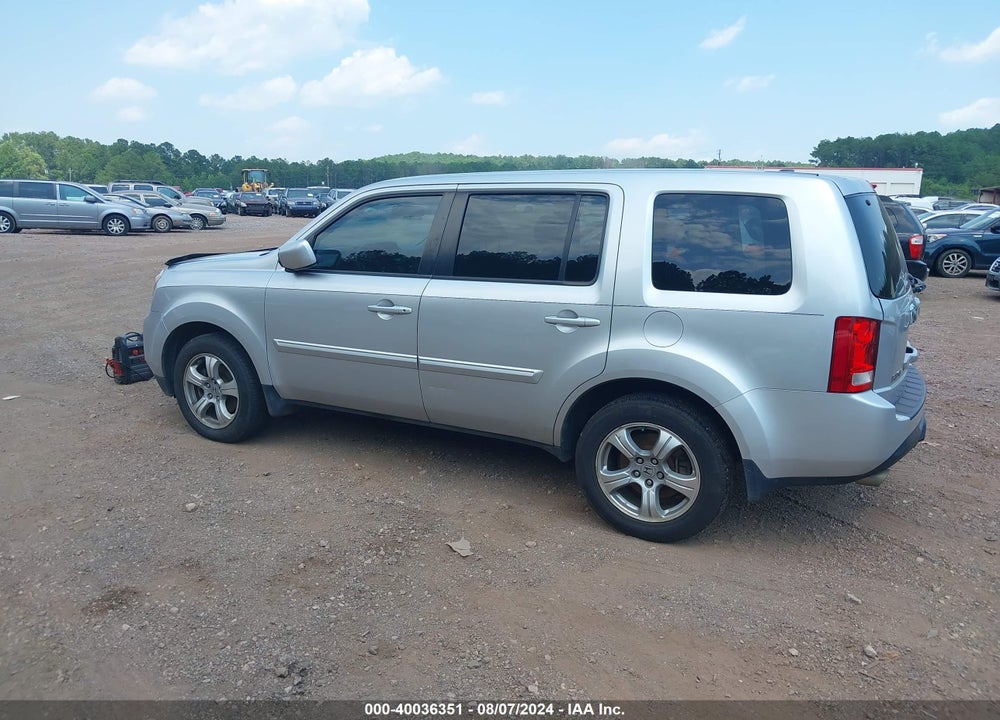 2013 HONDA PILOT EX-L VIN: 5FNYF3H51DB024818