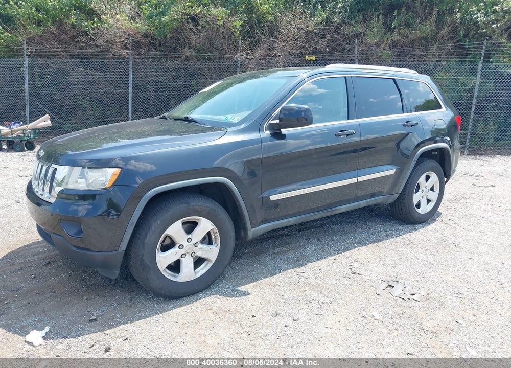 2012 JEEP GRAND CHEROKEE LAREDO VIN: 1C4RJFAG2CC161987