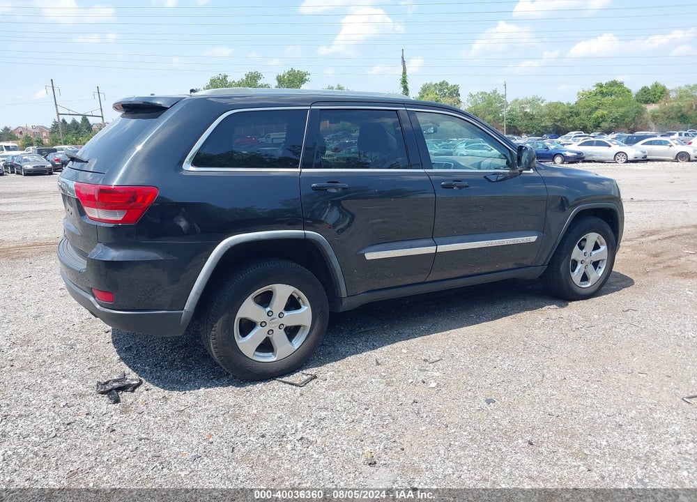 2012 JEEP GRAND CHEROKEE LAREDO VIN: 1C4RJFAG2CC161987
