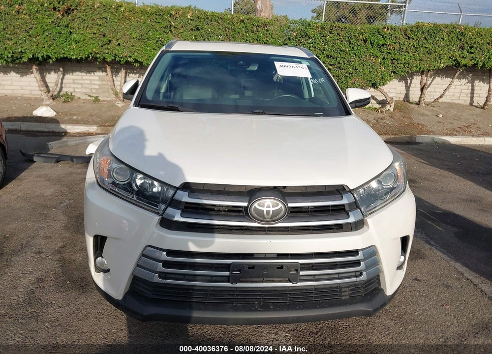 2017 TOYOTA HIGHLANDER LIMITED VIN: 5TDYZRFH5HS209026