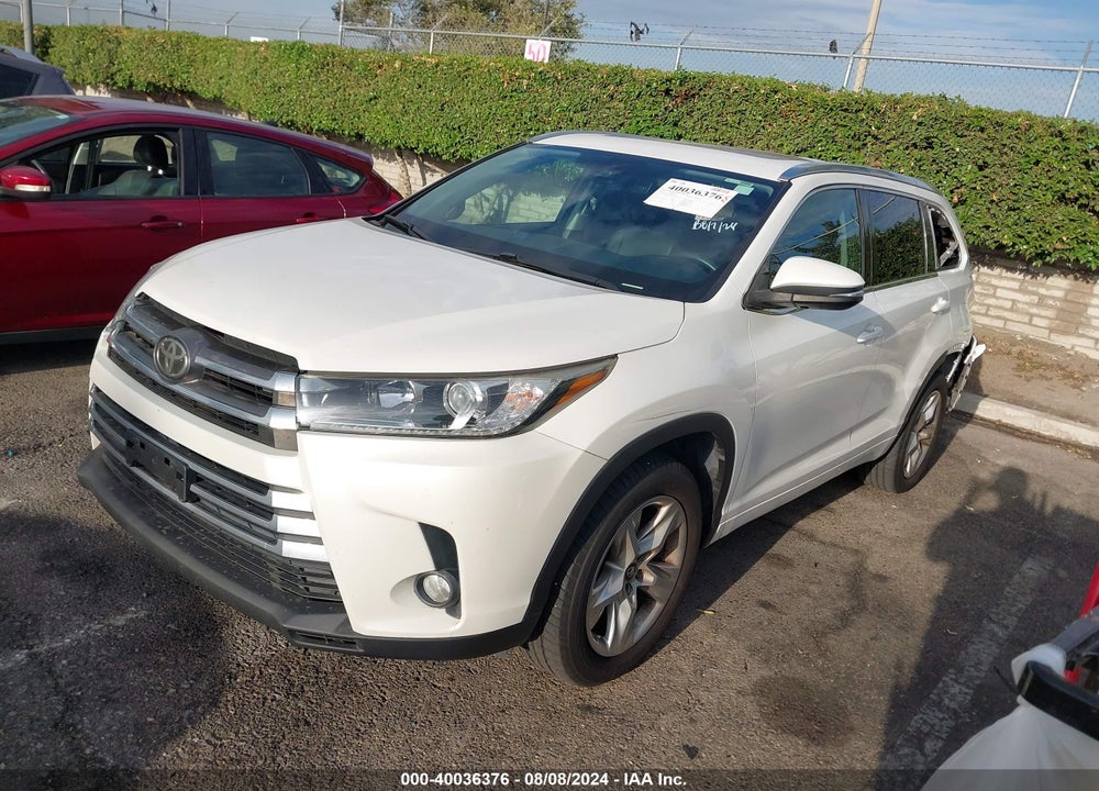 2017 TOYOTA HIGHLANDER LIMITED VIN: 5TDYZRFH5HS209026