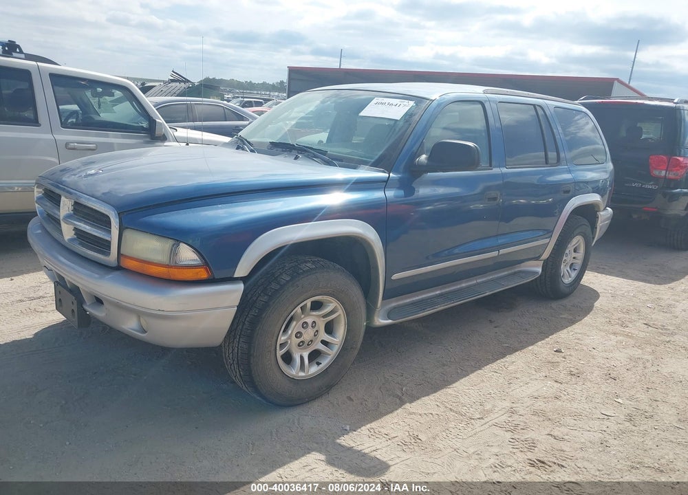 2002 DODGE DURANGO VIN: 1B8HS58N42F186583