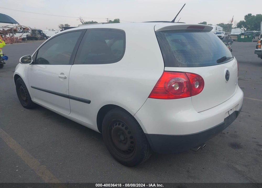 2007 VOLKSWAGEN RABBIT 2-DOOR VIN: WVWBS71K67W244948