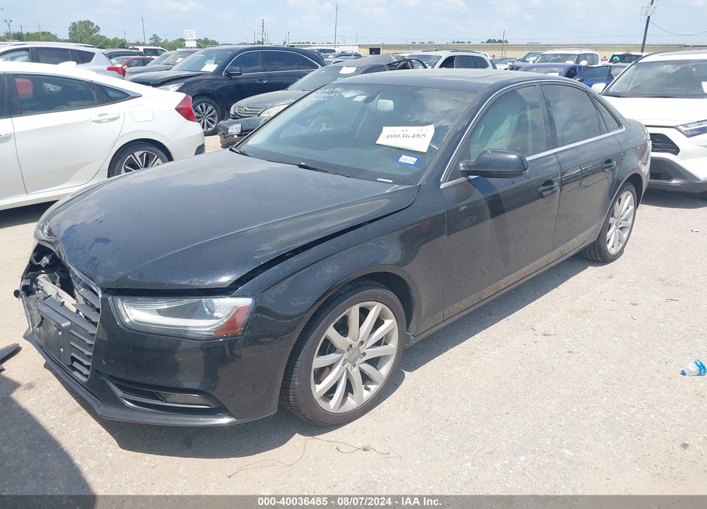 2013 AUDI A4 2.0T PREMIUM VIN: WAUEFAFL8DA195404