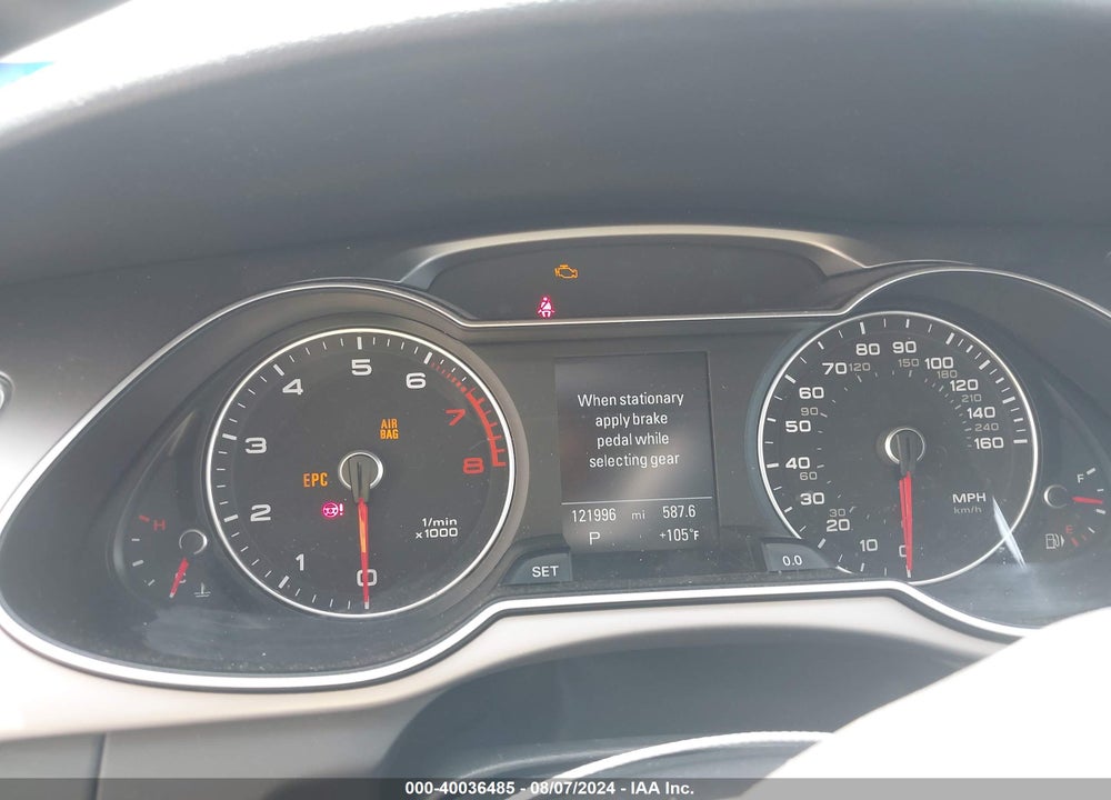 2013 AUDI A4 2.0T PREMIUM VIN: WAUEFAFL8DA195404