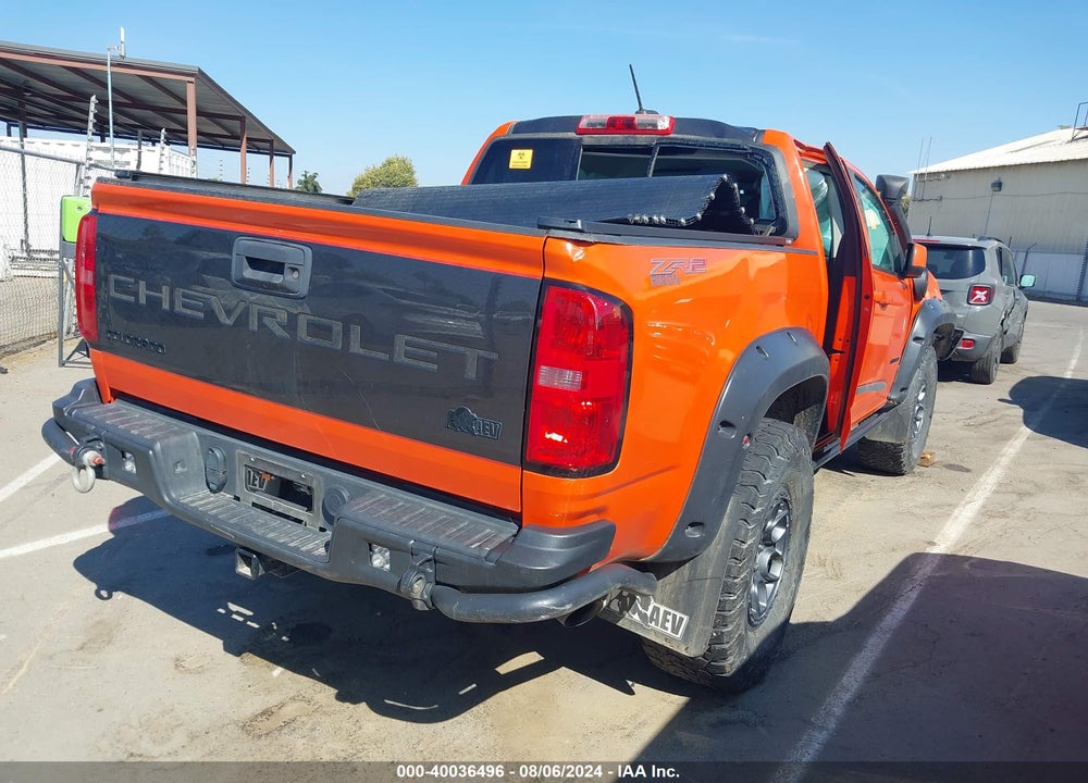2021 CHEVROLET COLORADO 4WD SHORT BOX ZR2 VIN: 1GCGTEEN8M1202110