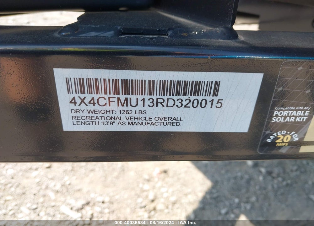 2024 OTHER --- VIN: 4X4CFMU13RD320015
