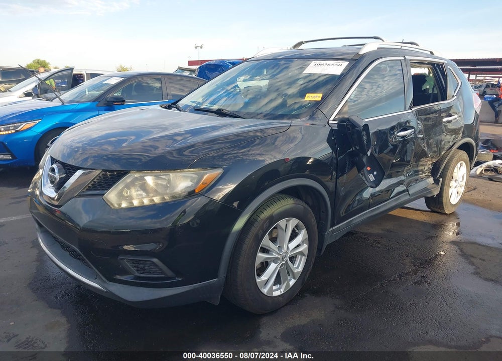 2016 NISSAN ROGUE SV VIN: 5N1AT2MT6GC877334