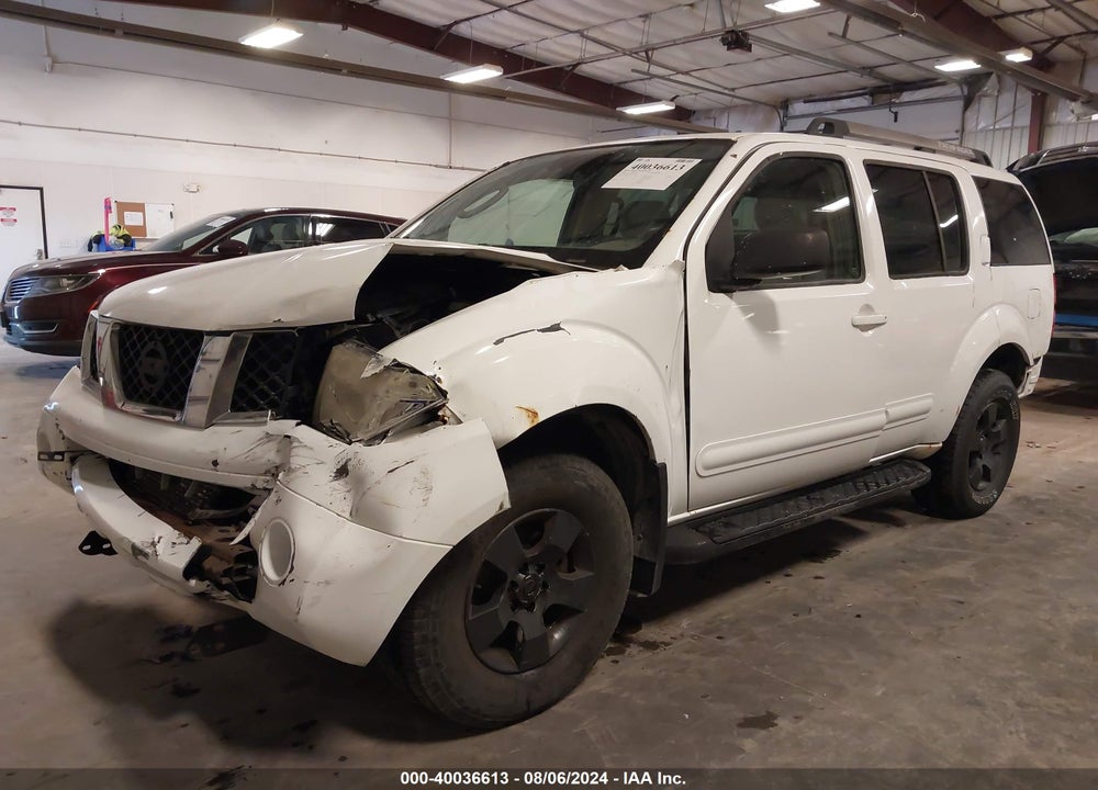 2007 NISSAN PATHFINDER VIN: 5N1AR18W87C647162