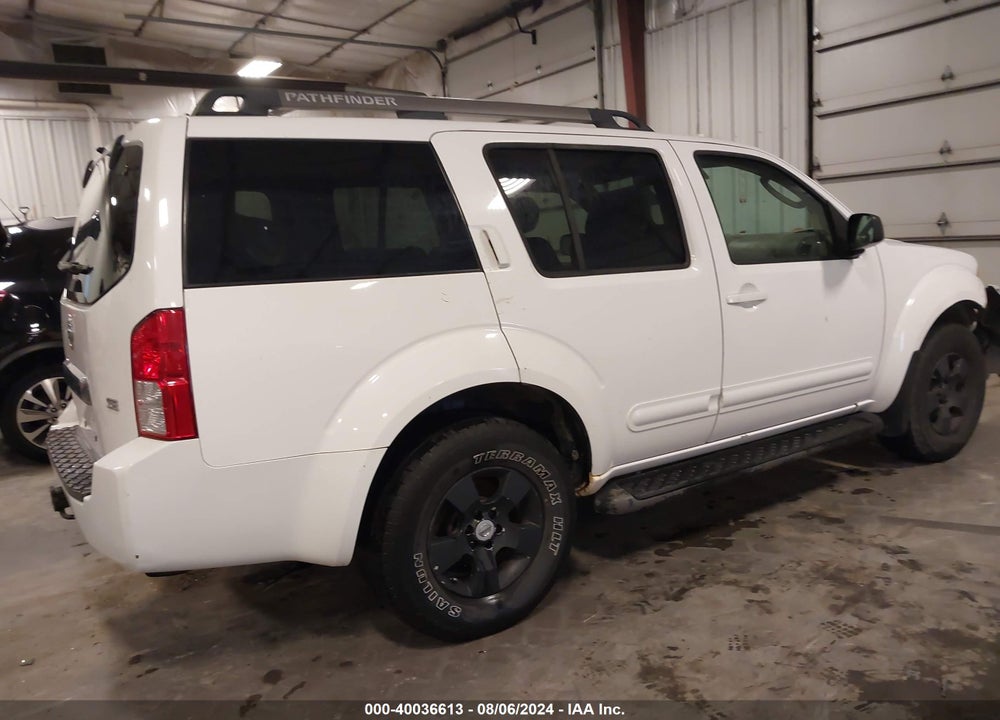 2007 NISSAN PATHFINDER VIN: 5N1AR18W87C647162