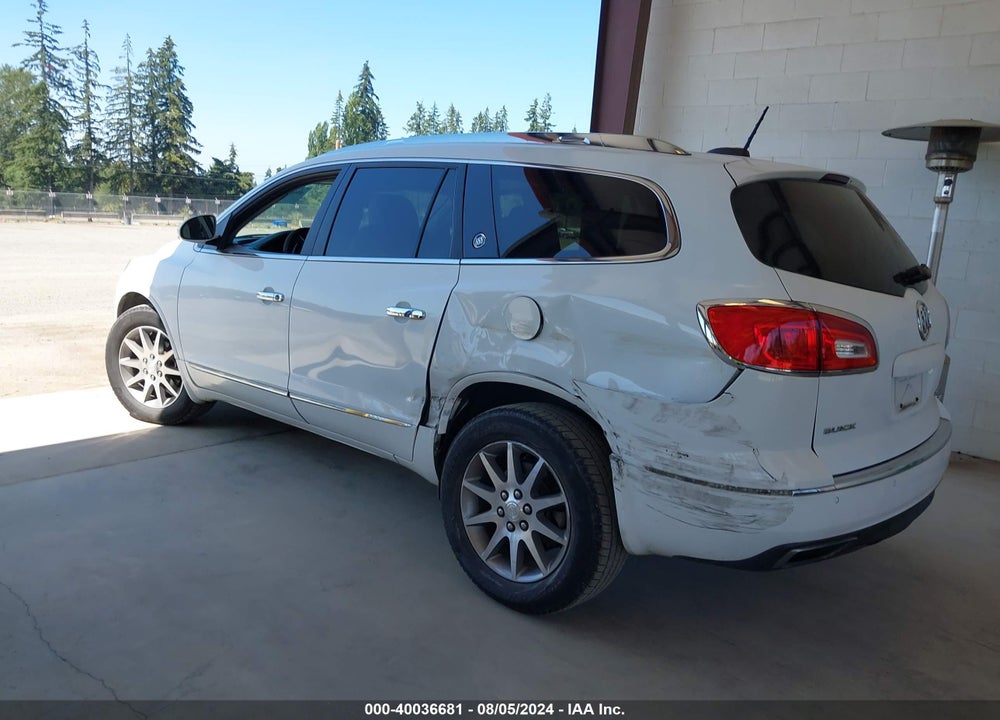 2016 BUICK ENCLAVE LEATHER VIN: 5GAKRBKD7GJ194994
