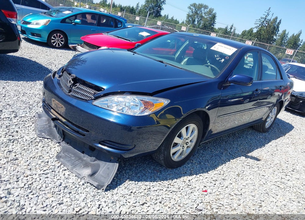 2002 TOYOTA CAMRY XLE VIN: JTDBE32K520119384