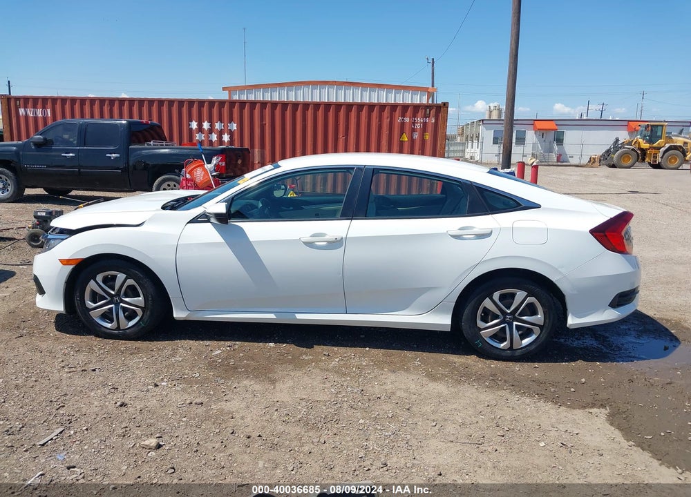 2017 HONDA CIVIC LX VIN: 19XFC2F55HE030842