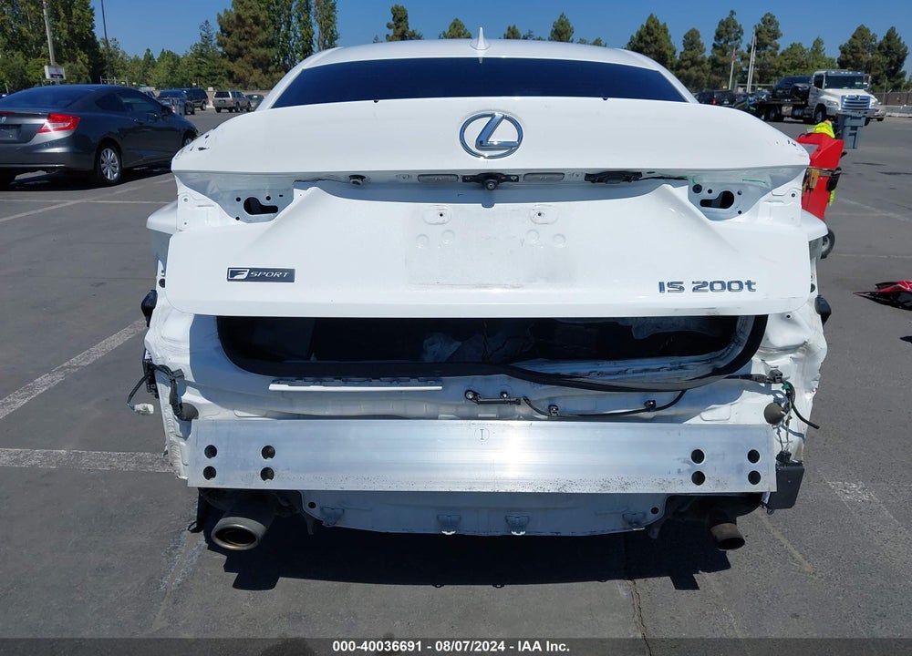 2016 LEXUS IS 200T VIN: JTHBA1D25G5030209