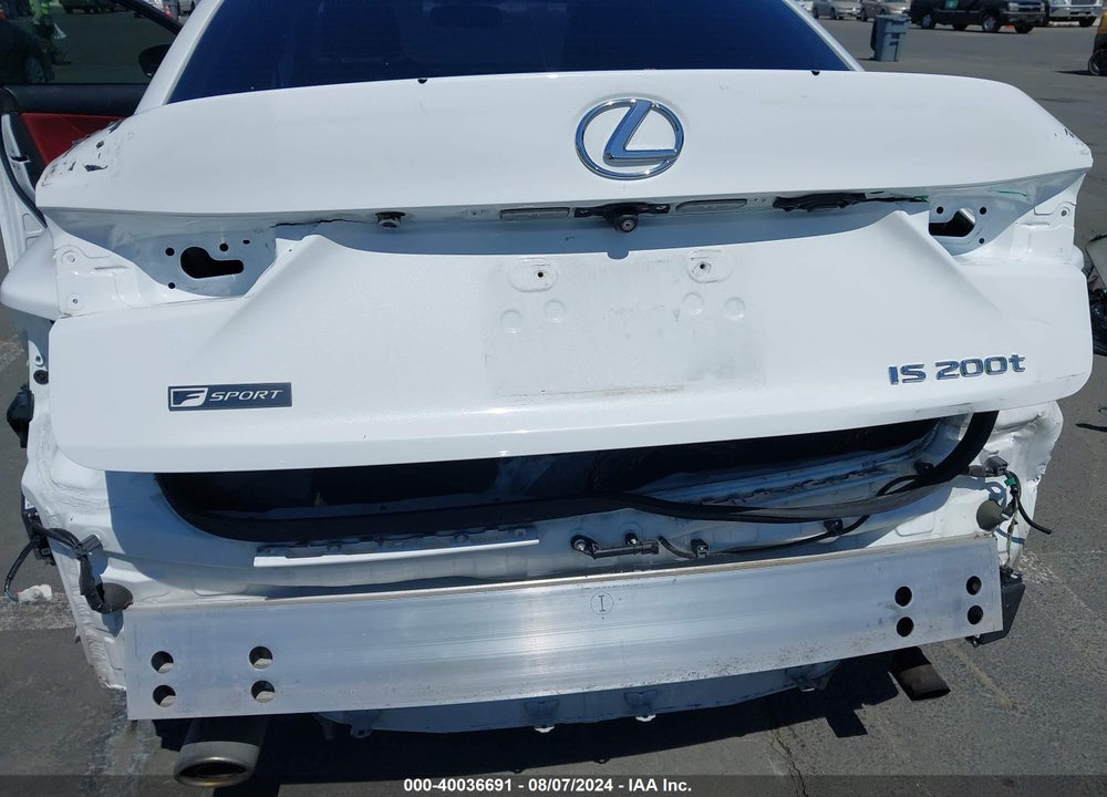 2016 LEXUS IS 200T VIN: JTHBA1D25G5030209