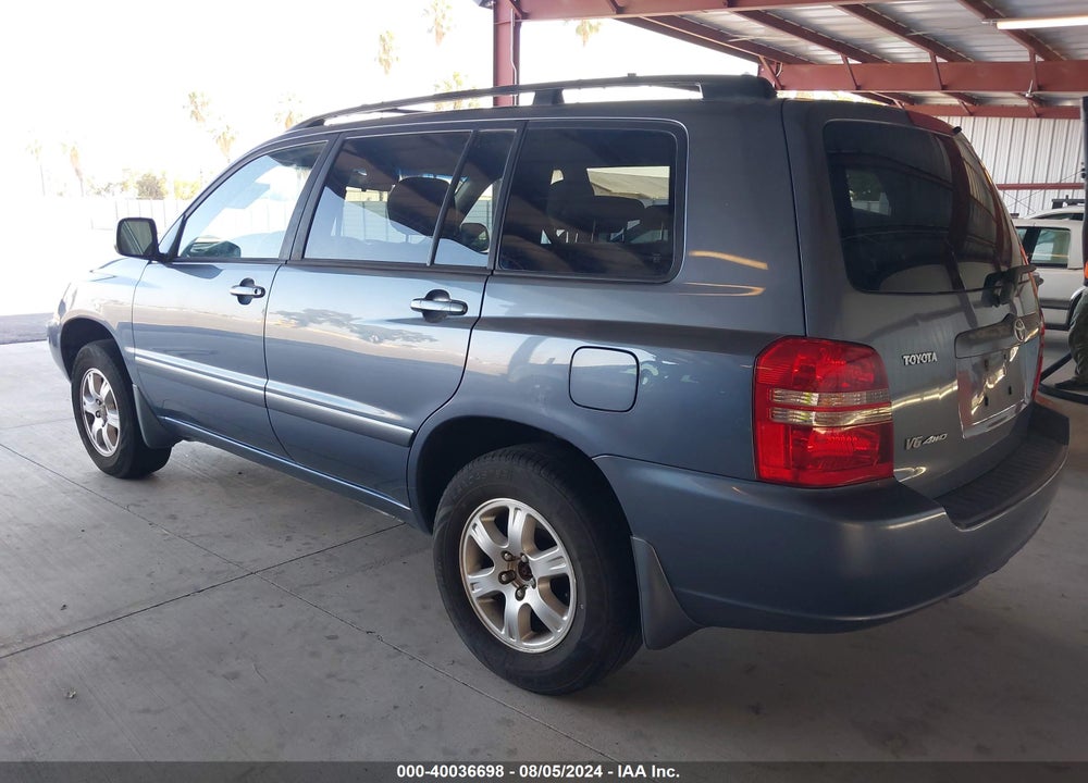 2003 TOYOTA HIGHLANDER V6 VIN: JTEHF21A630138095