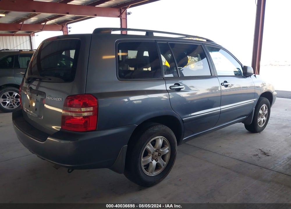 2003 TOYOTA HIGHLANDER V6 VIN: JTEHF21A630138095