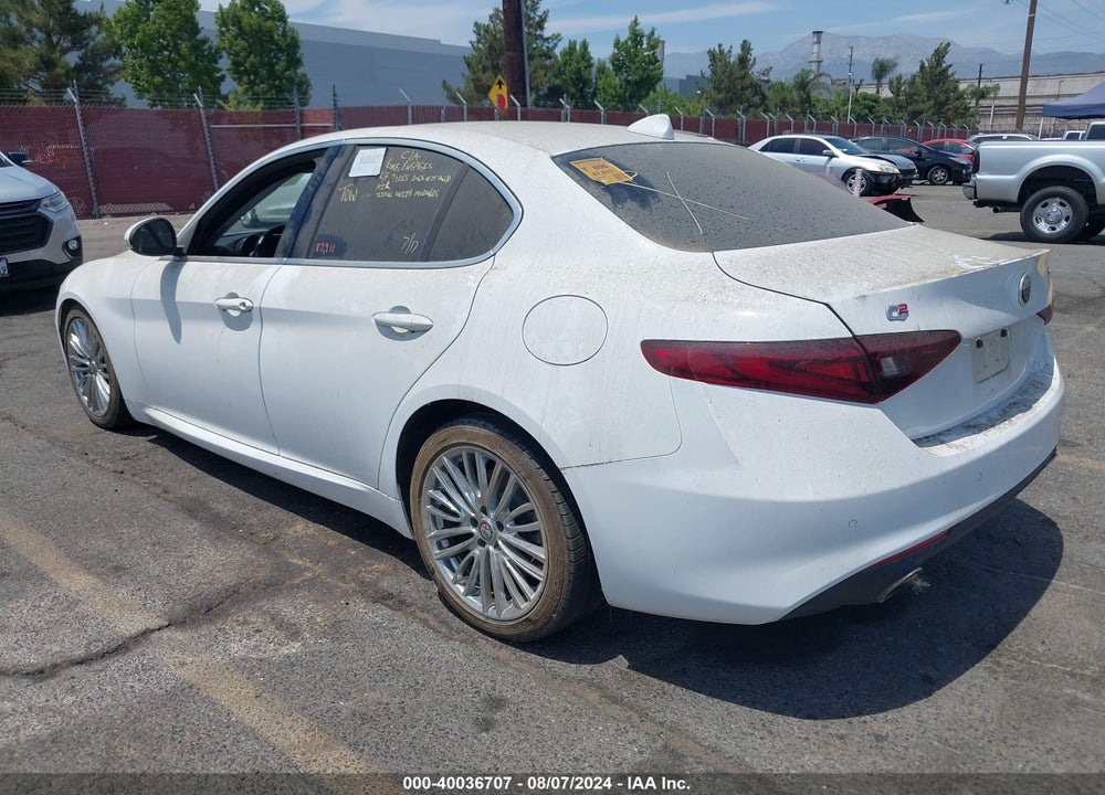 2017 ALFA ROMEO GIULIA TI RWD VIN: ZARFAECN8H7536876