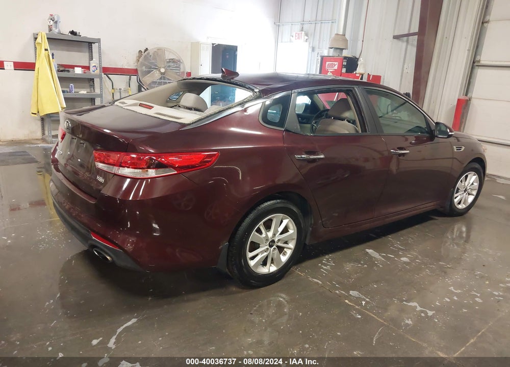 2016 KIA OPTIMA LX VIN: 5XXGT4L33GG017662