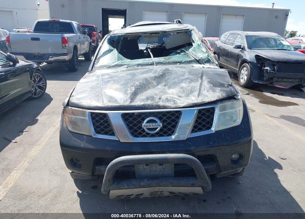 2006 NISSAN PATHFINDER SE VIN: 5N1AR18W56C637882